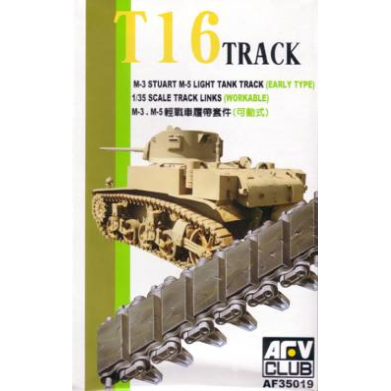 M3 Stuart T16 Tracks Plastic Model Tank Tracks 1/35 Scale AFV Model
