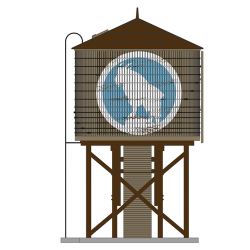 Broadway GN Operating Water Tower w/ Sound - 6098