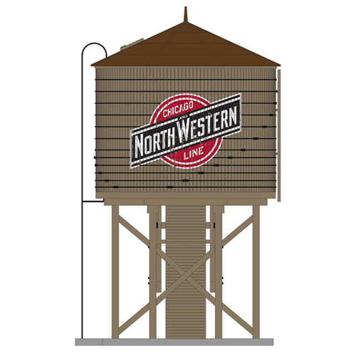 Broadway C&NW Operating Water Tower w/ Sound - 6099