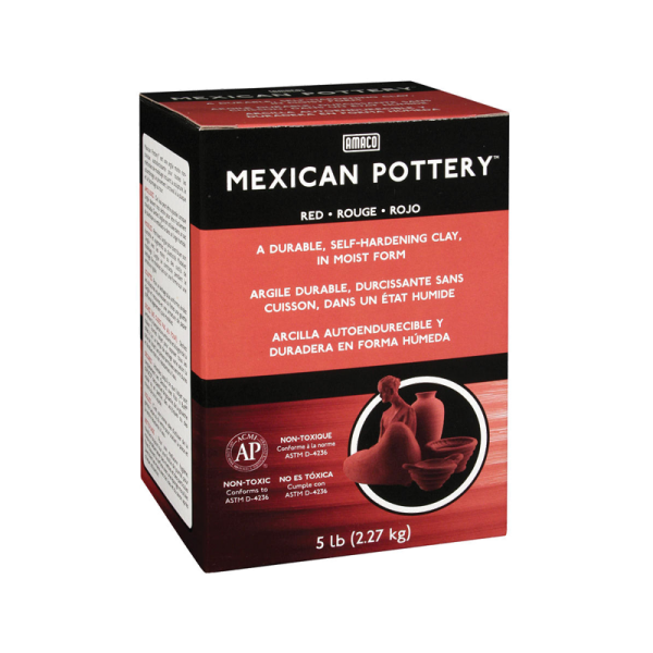 Mexican Pottery Self-Hardening Clay 5# - American Art Clay 48652C