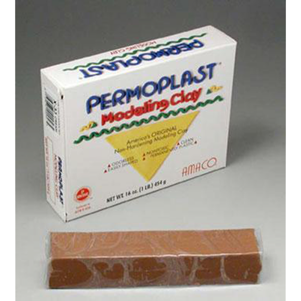 Permoplast Modeling Clay 1# Brown - American Art Clay 90056G