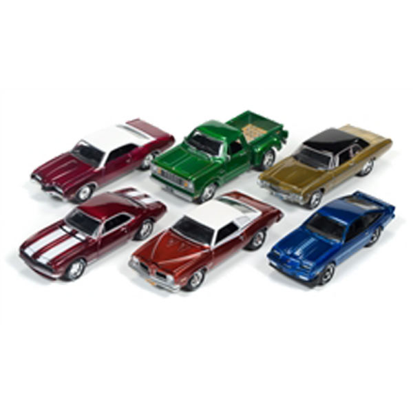 Auto World 1:64 Johnny Lightning 6 Car Holiday Classics Set Release 1 - JLHC001