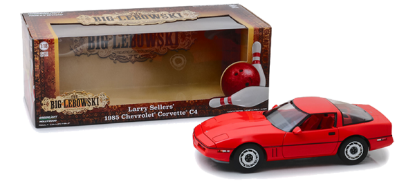 GreenLight 1:18 1985 The Big Lebowski Chevrolet Corvette C4 Diecast Car - 13533