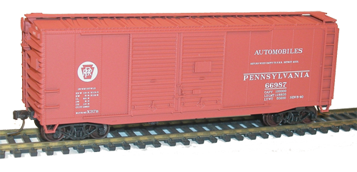Pennsylvania PRR 40' AAR Double Door Steel Boxcar - 3639