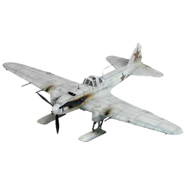 Academy 1/48 Scale USSR IL-2 Shturmovik Ski-Equipped Fighter Early Version-12286