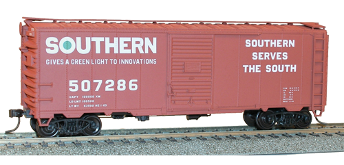 Southern Railway 40' AAR Single Door Steel Boxcar - 3557