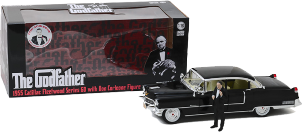 GreenLight 1:18 1955 The Godfather Cadillac Fleetwood Series 60 Diecast - 13531