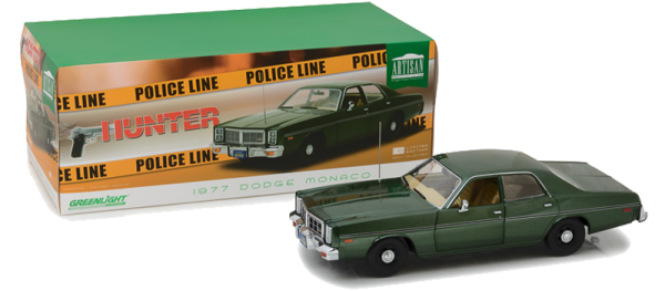 GreenLight 1:18 1977 Hunter TV Series Dodge Monaco  Diecast - 19045