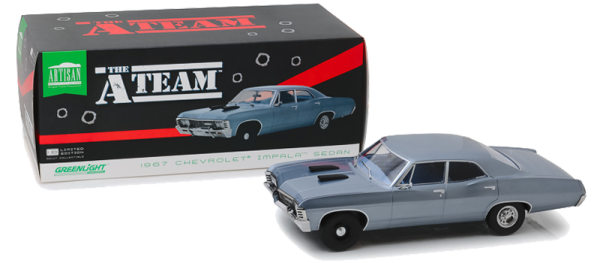 GreenLight 1:18 1967 The A-Team Chevrolet Impala Sedan Diecast - 19047