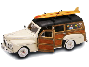 Yat Ming 1:18 Scale 1948 Ford Woody Road Signature Diecast Car - 20028CRM