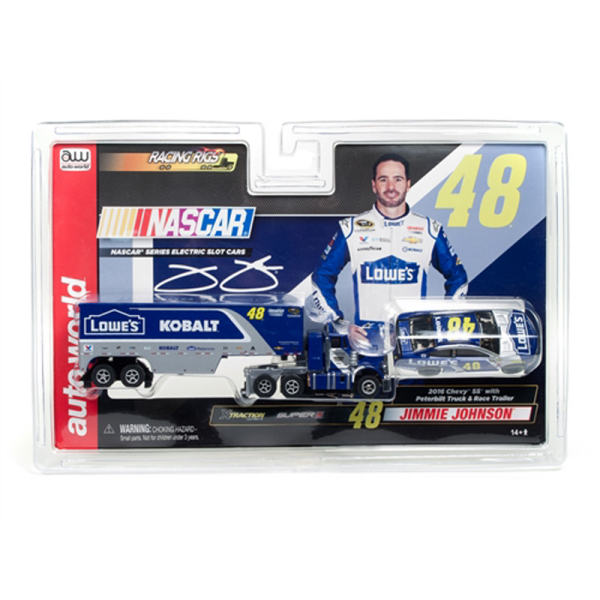 Auto World NASCAR Jimmie Johnson Car and Racing Rig Twin Pack Release 11 - 00317