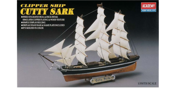 Academy 1/350 Scale British Cutty Sark Tea Clipper Ship - 14110