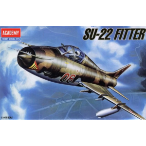 Academy 1/144 Scale Soviet Sukhoi FU-22 Fitter Figther Jet - 4438