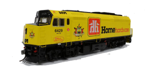 Rapido HO VIA Rail Canada #6429 Home Hardware Diesel Locomotive - 80054