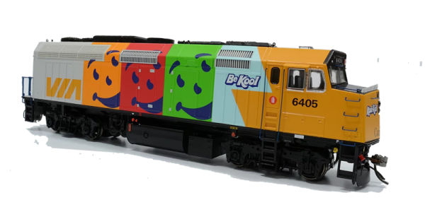 Rapido HO VIA Rail Canada #6453 Kool-Aid Diesel Locomotive - 80057