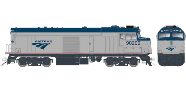 Rapido HO Amtrak NPCU Cabbage F40PH Phase V Swoosh Scheme #90225 DC/Silent-81010