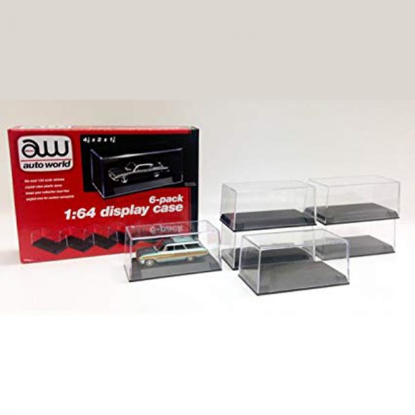 Auto World Display Case 6 Pack 1:64 Scale - C008