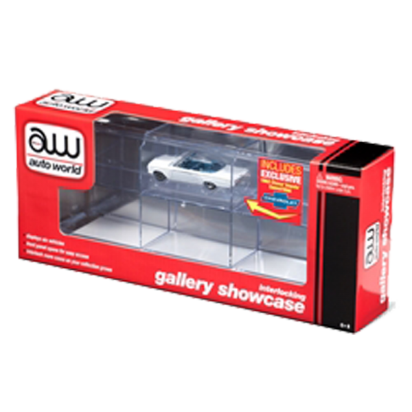 Auto World 6 Car Display Case w/AW Car - C014