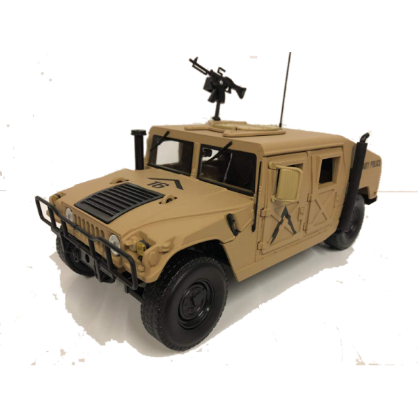 Auto World Military Police Humvee Tan Diecast 1:18 Scale - ML003B