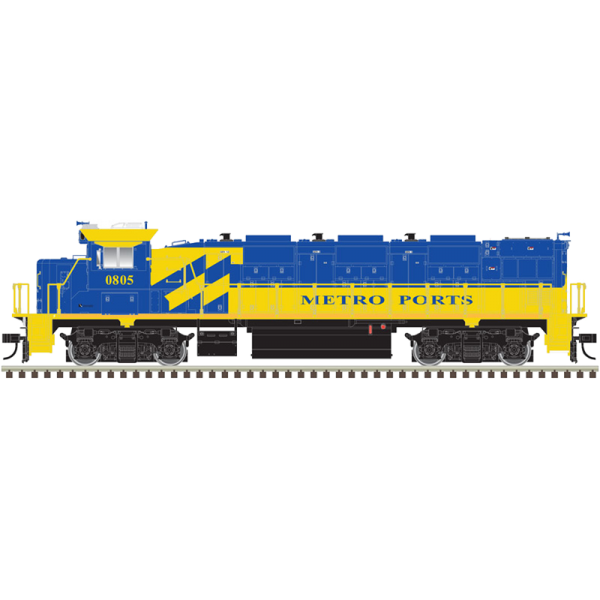 Atlas Trainman Silver NRE GENSET II Metro Ports "Port of LA" #805 Loco-10002676