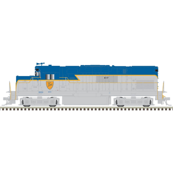 Atlas Gold C-420 Ph1 LN Delaware & Hudson #417 Diesel Locomotive - 10002964