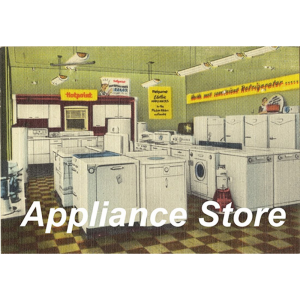 City Classics Appliance Store Picture Window 4"W x 2 1/8"H - 1414