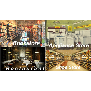 City Classics Bookstore, Restaurant, Shoe Store, Appliance Store - 4 Pack - 1451