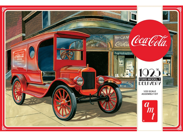 AMT 1:25 Scale 1923 Coca-Cola Ford Model T Delivery Truck - 1024