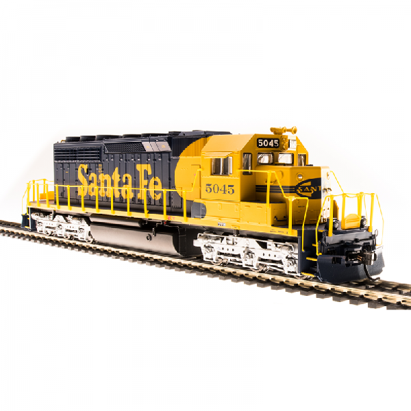 Broadway ATSF #5045 SD40-2 Blue & Yellow Diesel Locomotive - 5361