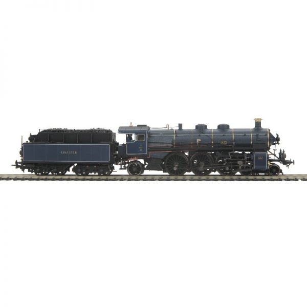 MTH KBayStsB #3632 S 3/6 Era I Blue/Blk Wheels Steam Loco ProtoSound 3E+/3-Rail - 8032155
