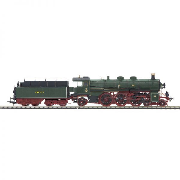 MTH KBayStsB #3641 S 3/6 Era I Grn/Red Wheels Steam Loco ProtoSound 3E+/3-Rail - 8032165