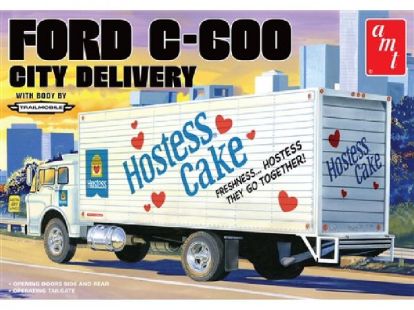 AMT 1:25 Scale Ford C-600 City Delivery Truck (Hostess) - 1139