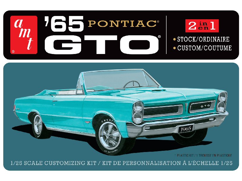 AMT 1:25 Scale 1965 Pontiac GTO - 1191