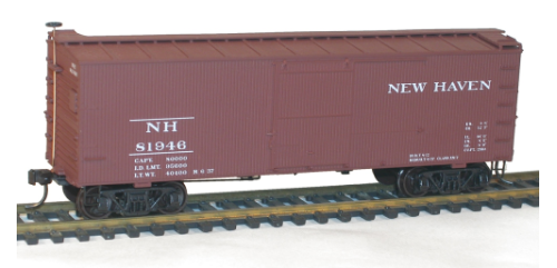 New Haven 36' Double Sheath Wood Boxcar - 1402